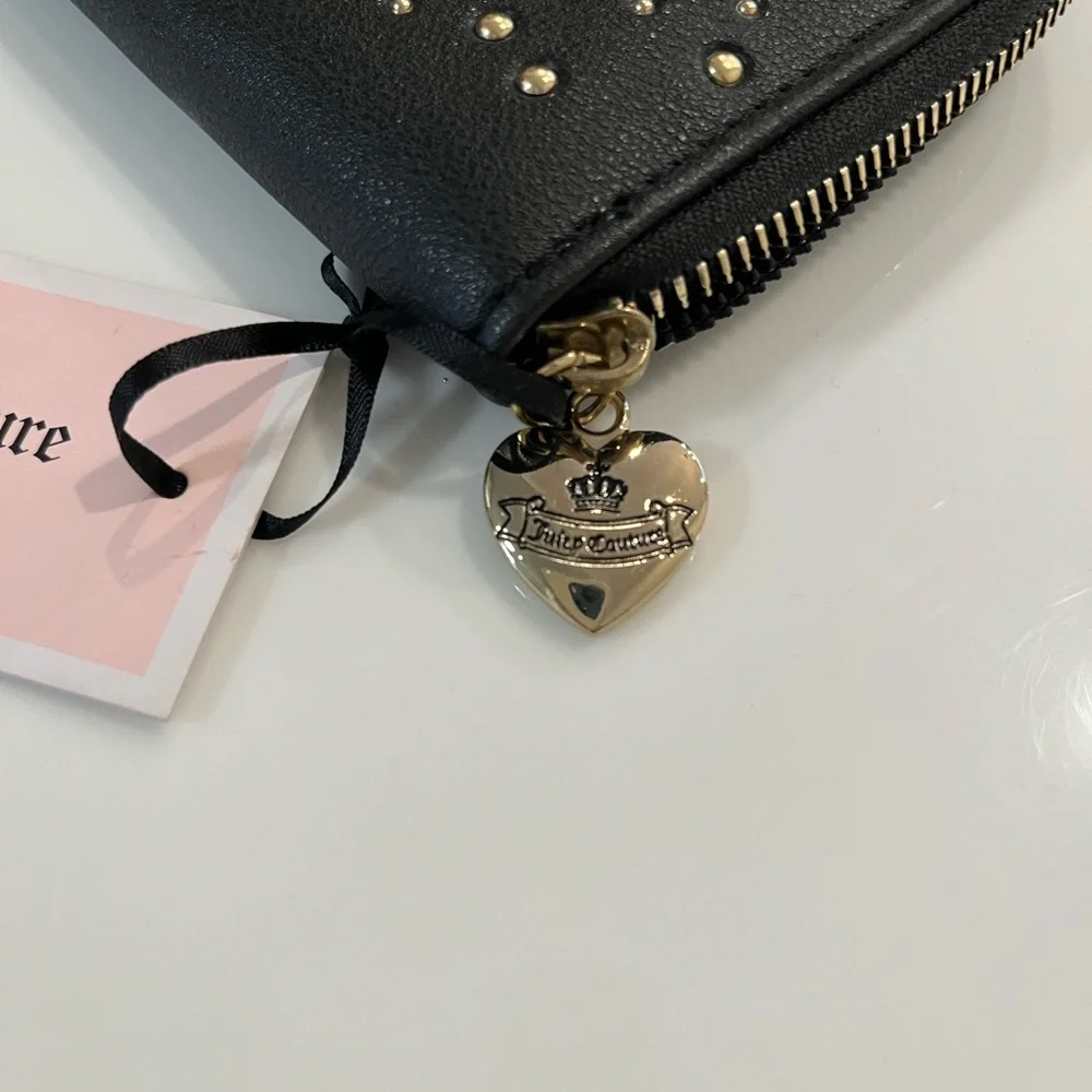 Juicy Couture Black and Gold Studded Wallet - Picture 3 of 5